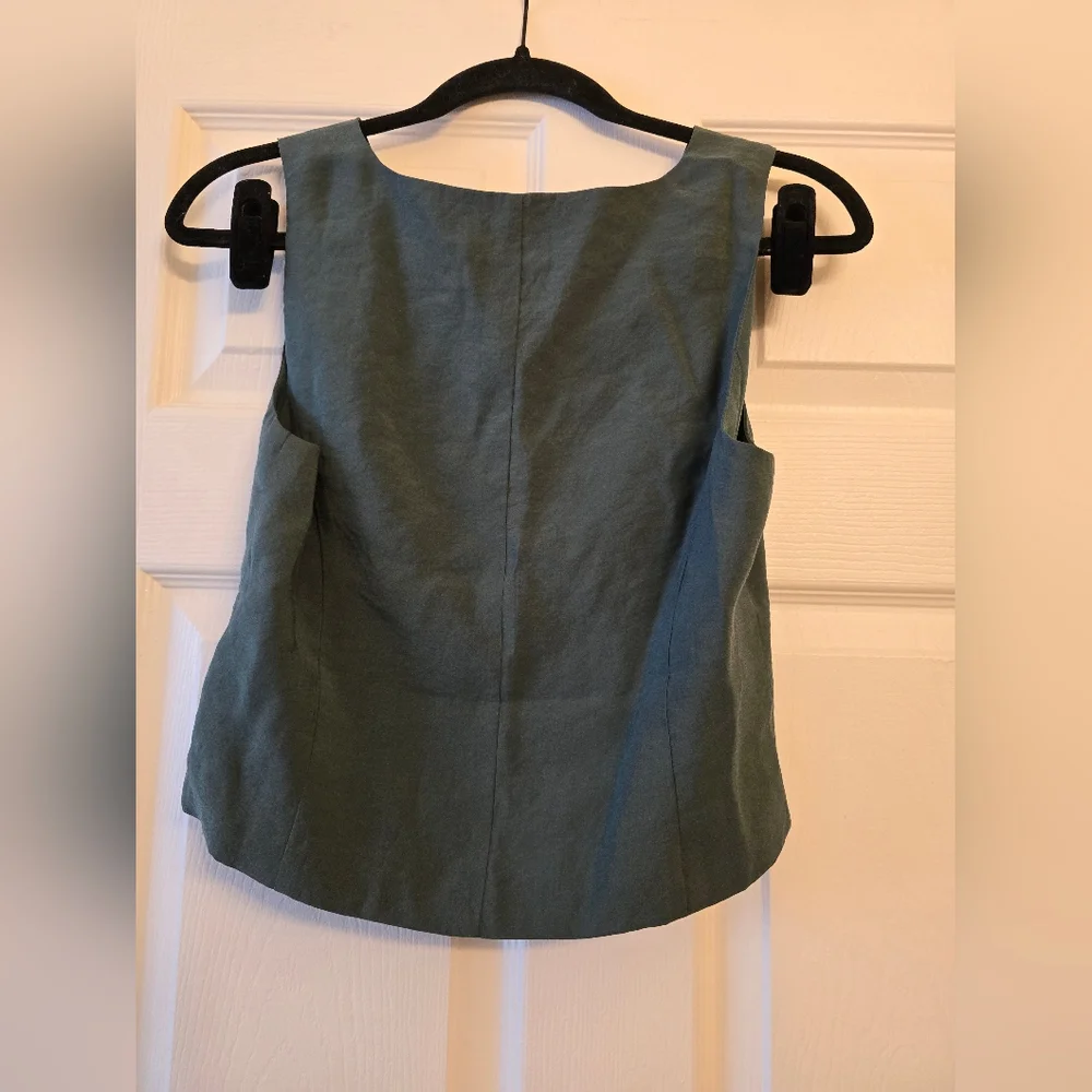 Madewell Katrina Crop Vest Top - Size 2 - Picture 9 of 14